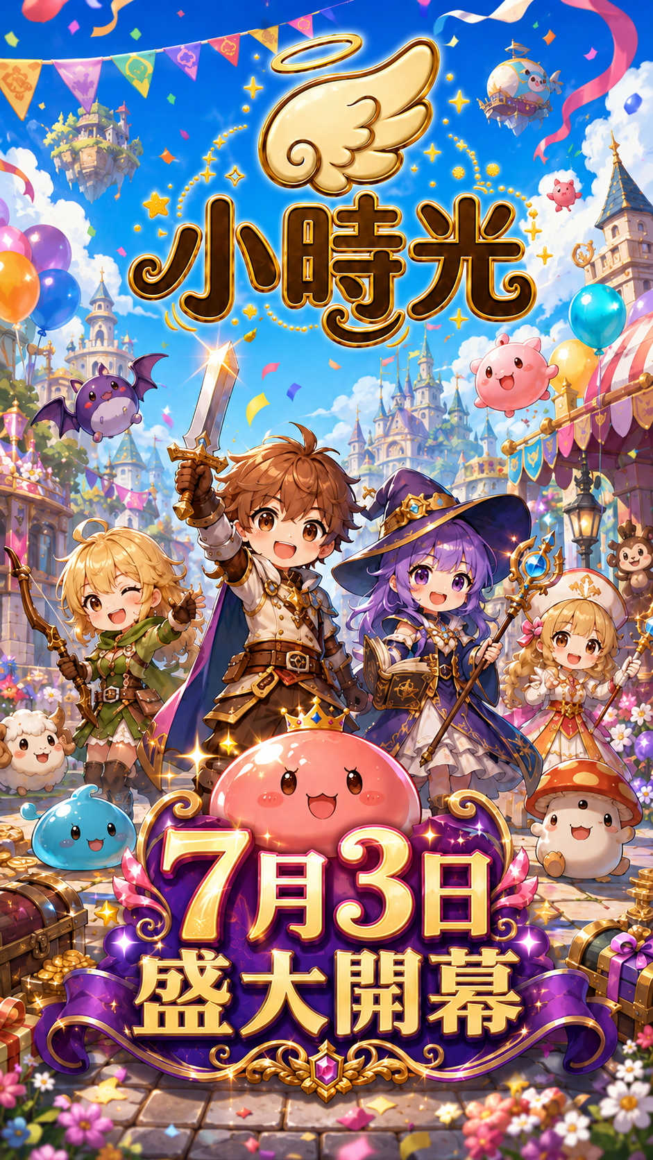 小時光 7月3日盛大開幕活動視覺